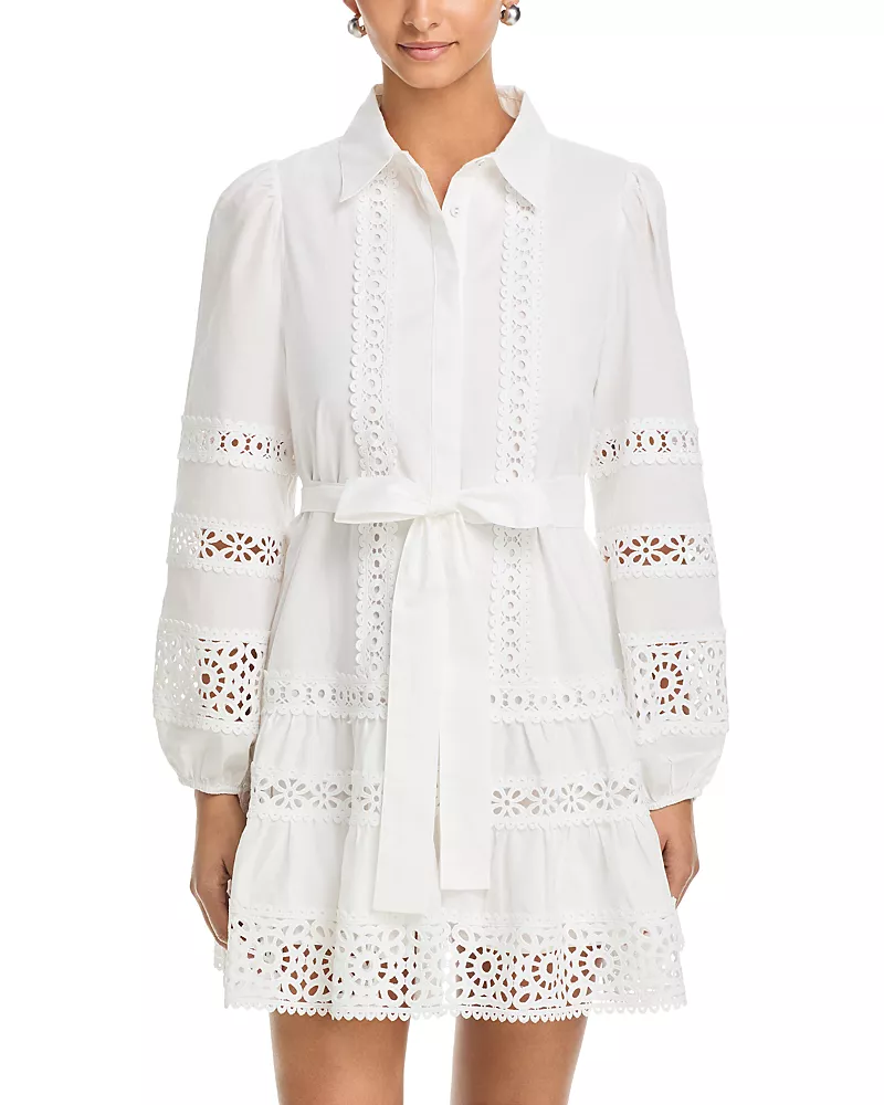 Layered with Love Aubrey Tie Front Shirt Dress
