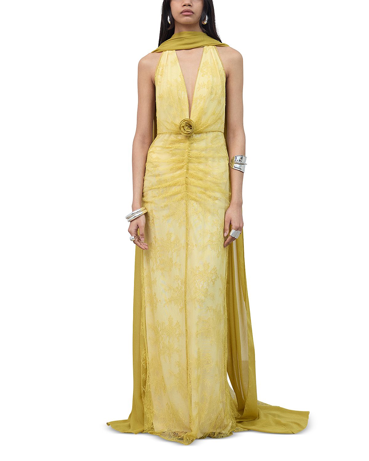 De La Vali Amora Backless Maxi Dress