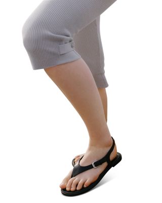 Women's Zaida Leather Thong Sandals