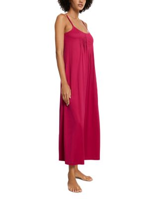 Juliet Pleated Long Spaghetti Gown