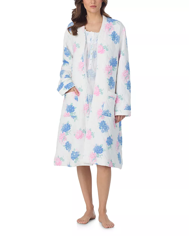 Eileen West Dream Diamond Quilt Zip Robe