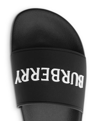 Women's Furley Black Logo Slide Sandals 