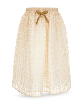 Girls' Organza Check Cloqu&eacute; Skirt - Little Kid, Big Kid