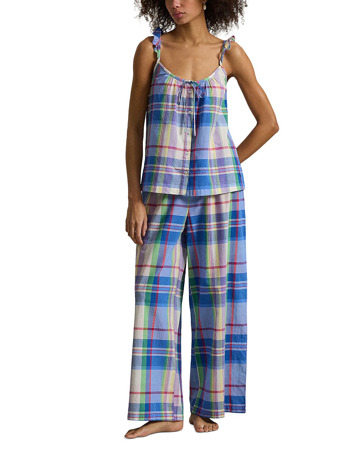 Polo Ralph Lauren Ruffled Cami Pant Pajama Set