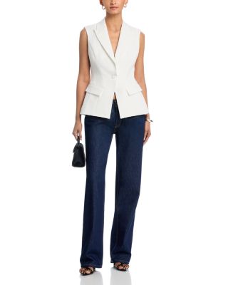 Rialto Crepe Sleeveless Blazer