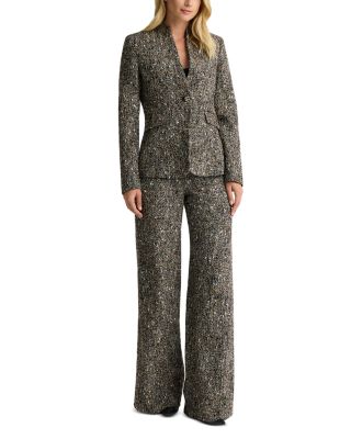 Shawl Collar Tweed Jacket