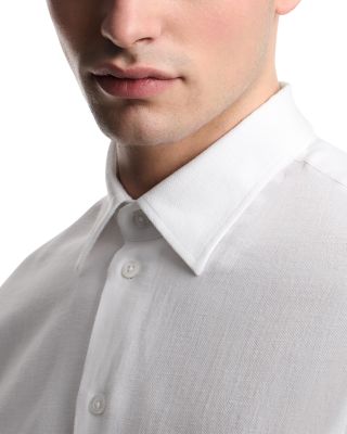 Cotton & Linen Textured Sport Shirt
