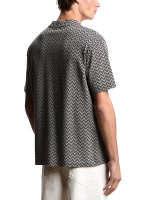 Icon Two Tone Chevron Motif T-Shirt