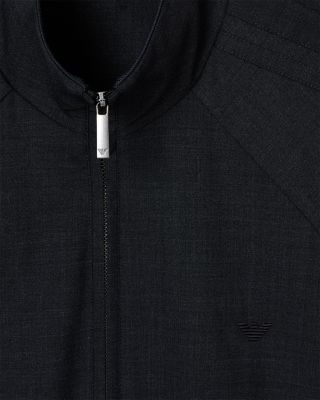 Iconic Wool Blend Bomber Jacket