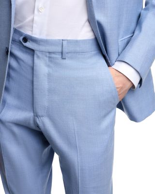 G Line Regular Fit Wool Silk Suit