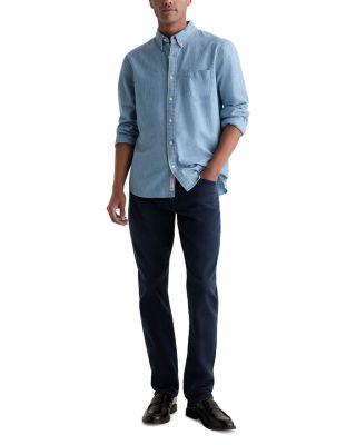 Everett Slim Straight Jeans in 7 Years Sulfur Modern Navy