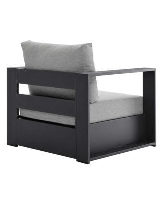  Tahoe Outdoor Patio Powder-Coated Aluminum Armchair, Set of 2