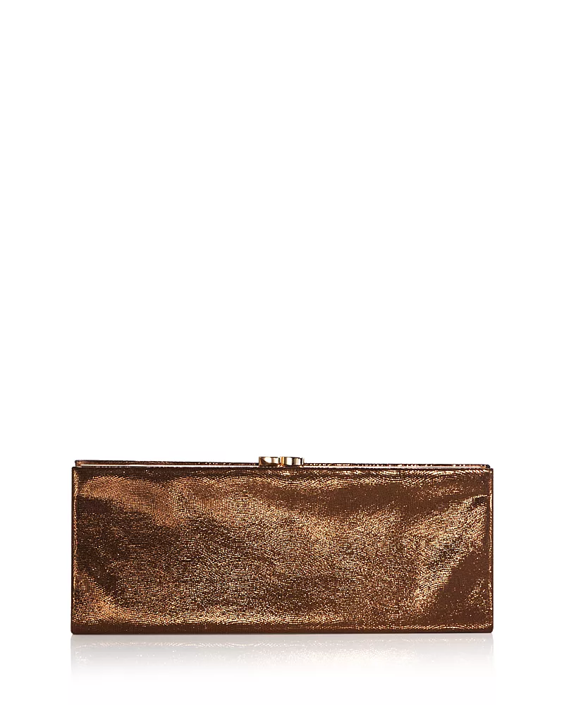 Aqua Long Frame Clutch - Exclusive