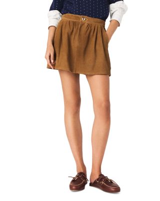 Short Suede Skirt