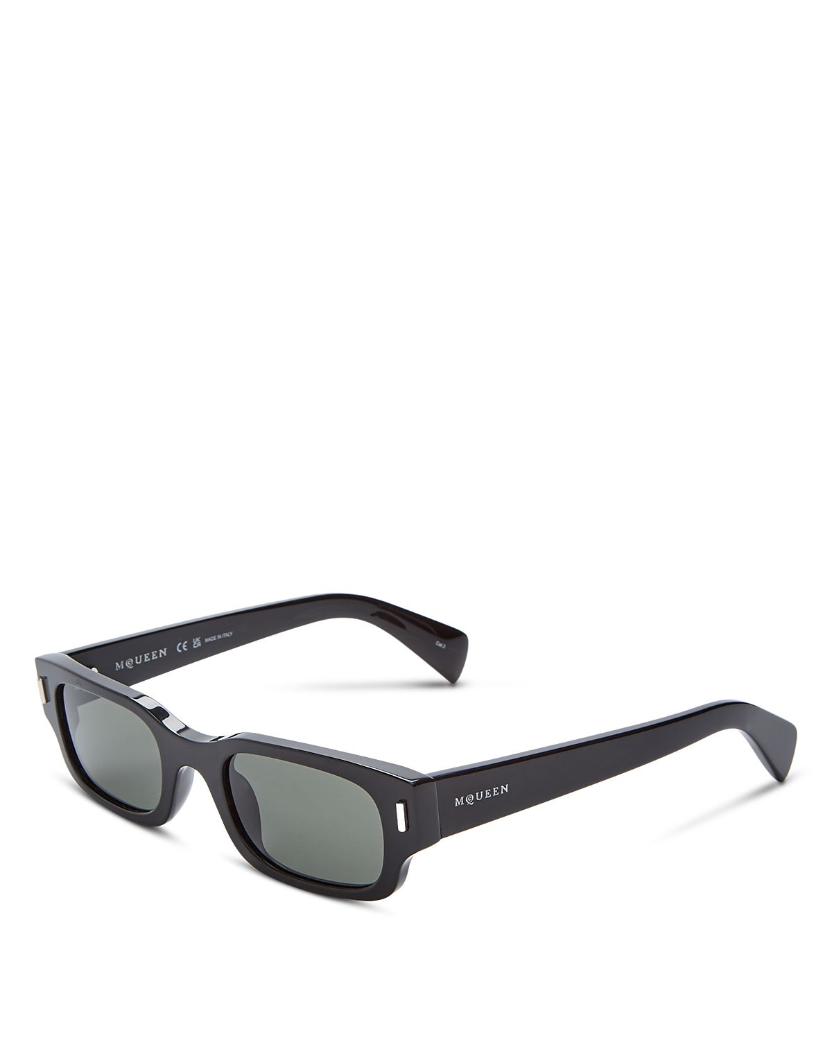 McQueen Rectangular Sunglasses, 50mm