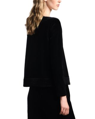 Stretch Chenille Jersey Top