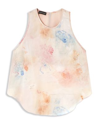 Silk Chiffon Sleeveless Top