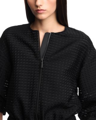 Vichy 3D Jacquard Jacket