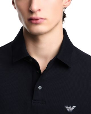 Embroidered Logo Pique Polo Shirt