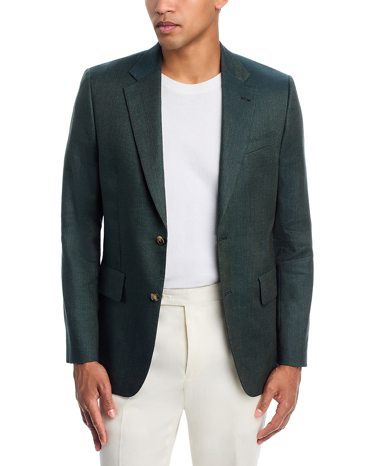 Paul Smith Linen And Wool Twill Extra Slim Fit Sport Jacket