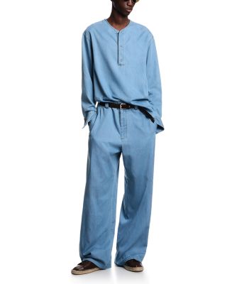 Icon Cotton Chambray Trousers