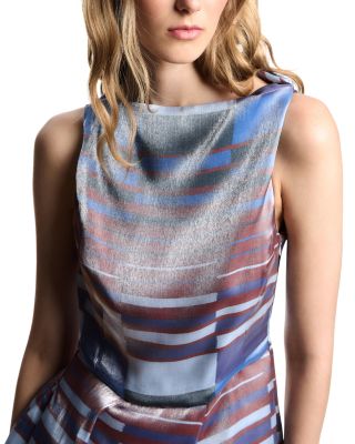 Geometric Print Midi Dress 