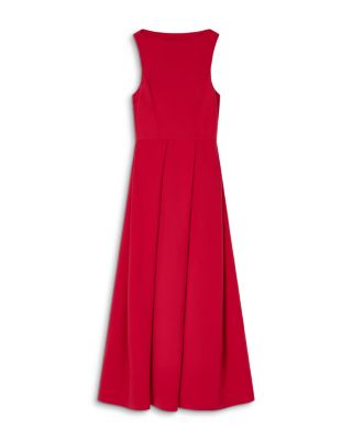 Technical Cady Pleated Midi Dress