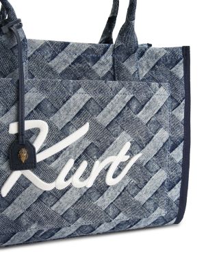 Kurt Woven Denim Tote