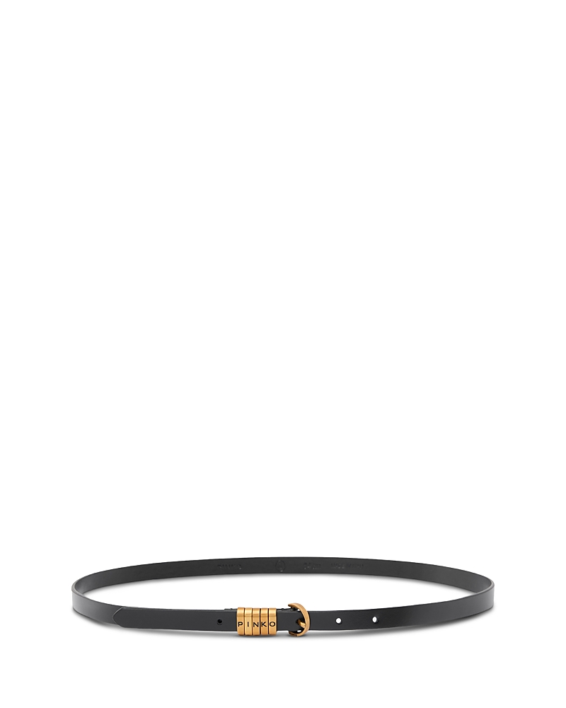 Pinko Women's Leather Saddle Belt