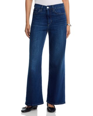 The Mia Petite High Rise Wide Leg Jeans in Dedication