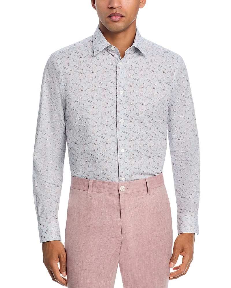Paul Smith Tonal Floral Print Shirt