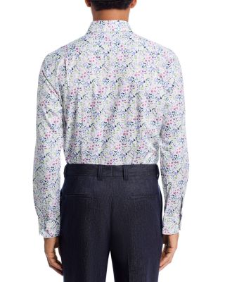 Tailored Fit Floral Print Shirt