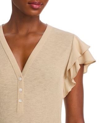 Aphrodite Ruffled Sleeve Top