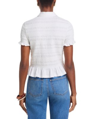 Ellisandra Smocked Ruffled Blouse