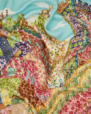 Palazzo Print Silk Scarf