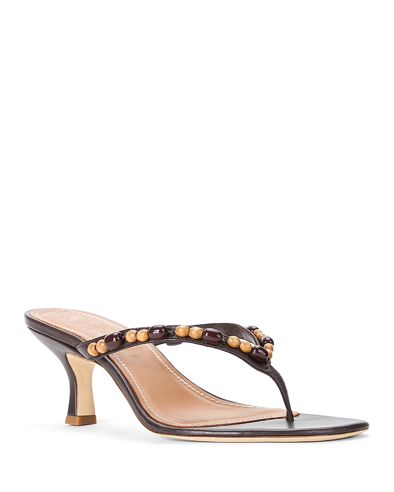 Staud Women's Freja Kitten Heel Thong Sandals