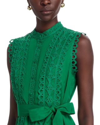 Aubrey Tie Front Shirtdress