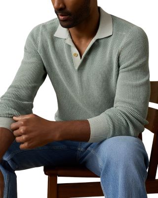 Long Sleeve Sunwashed Sweater Polo