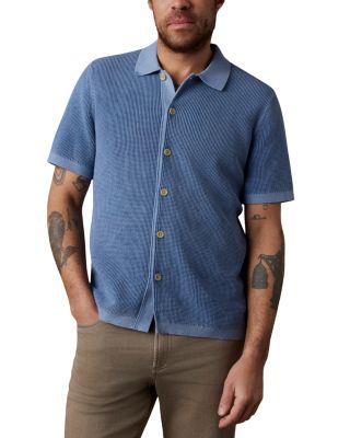 Short Sleeve Sunwashed Sweater Shirt