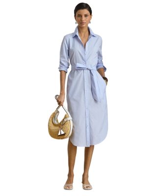 Tie Belt Shirt Dress