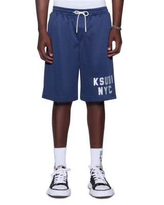 K Lock 9.5" NYC Mesh Roll Shorts