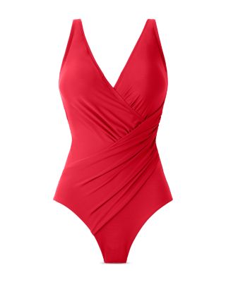 Must Have Oceanus Ruched One Piece Swimsuit