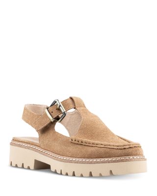 Women's Cutout Slingback Loafers