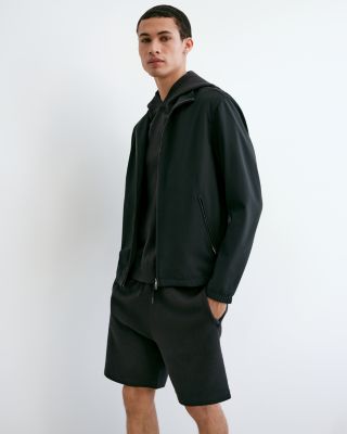 Stand Collar Zip Jacket in Precision Ponte