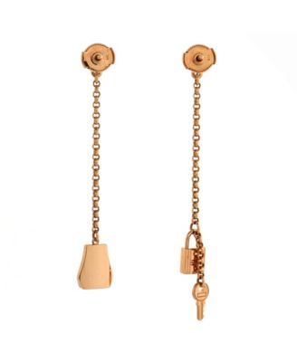 Kelly Clochette Drop Earrings 18K Rose Gold