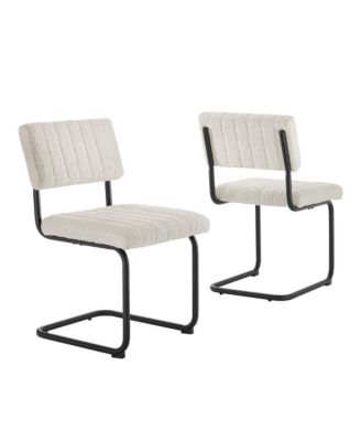 Parity Boucle Dining Side Chairs, Set of 2