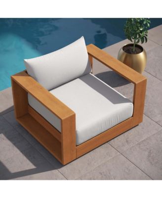 Tahoe Outdoor Patio Acacia Wood Chair