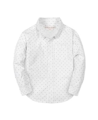 Boys' Organic Long Sleeve Seersucker Shirt - Little Kid