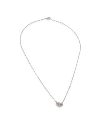 C de Cartier Heart 18k White Gold Necklace
