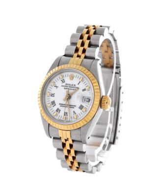  Oyster Perpetual Datejust Automatic Watch in Stainless Steel and Gold 26mm